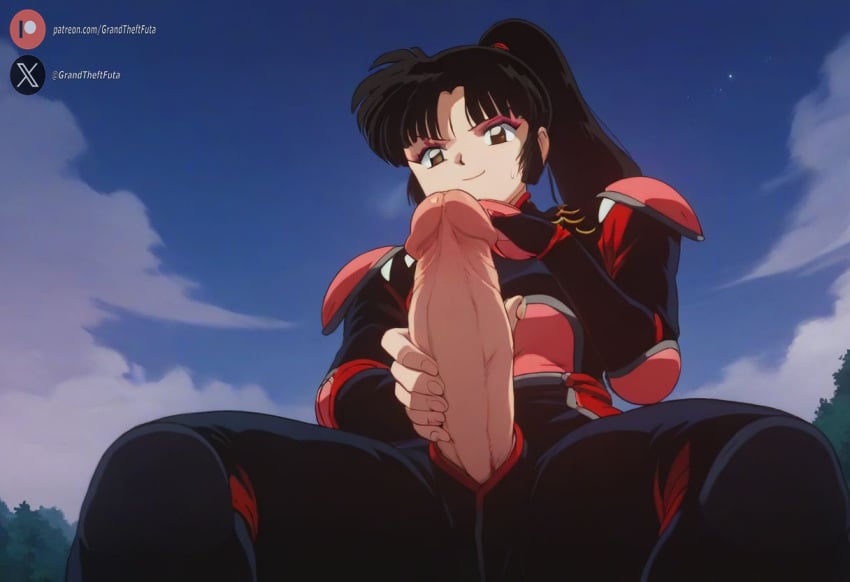 1futa ai_generated futa_only futanari inuyasha roxygtf sango