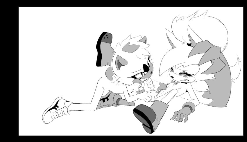 cute female/female fing finger_in_pussy fingering sonic_(series) sonic_the_hedgehog_(series) tangle_the_lemur whisper_the_wolf yuri