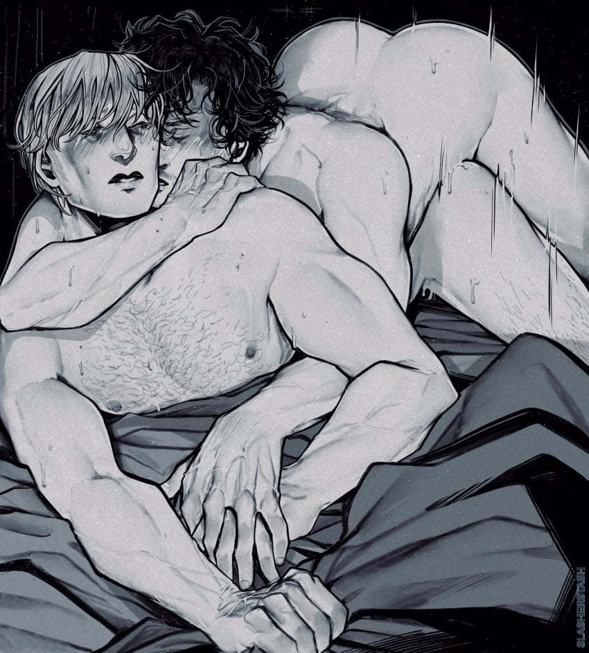 2boys anal anal_sex choke_hold exposedxnerve gay gay_sex hannibal hannibal_lecter holding_hands male male/male male_focus male_only male_penetrating no_visible_genitalia tagme will_graham yaoi