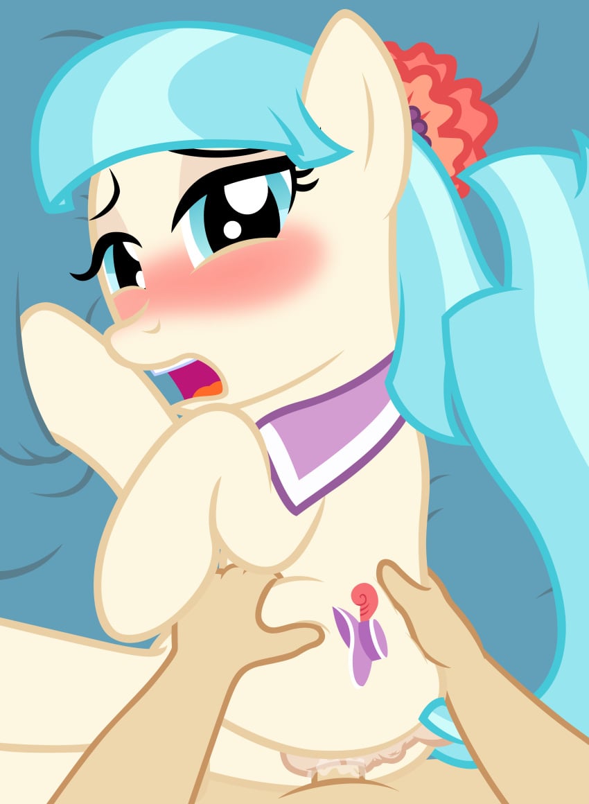 anus badumsquish blue_eyes blue_hair blush coco_pommel cutie_mark equine female friendship_is_magic hooves horse human human_on_feral interspecies looking_at_viewer lying male male_human/female_feral male_on_feral male_pov mammal my_little_pony non-anthro open_mouth penetration pony pov pussy pussy_juice sex straight tongue two_tone_hair vaginal_penetration wet zoophilia