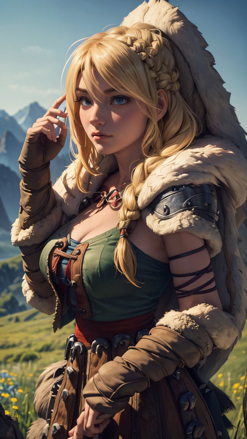 1girls ai_generated astrid_hofferson blonde_female blonde_hair blonde_hair blonde_hair_female blue_eyes cleavage curvaceous curvaceous_body curves curvy curvy_body curvy_female curvy_figure dreamworks female female female_only hourglass_figure how_to_train_your_dragon inner_sideboob light-skinned_female light_skin naughtyangelx sideboob solo solo_female voluptuous voluptuous_female