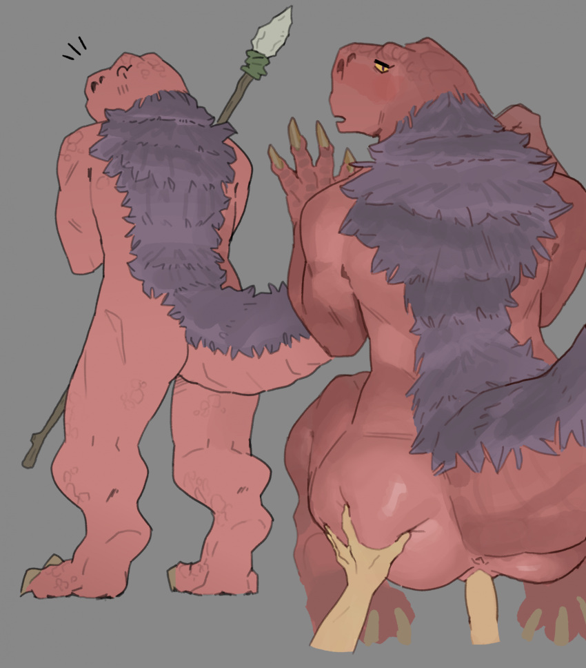 2024 anjanath anthro anthro_penetrated anus ass athletic_female blush brute_wyvern butt_grab capcom doggy_style duo female female_on_human female_penetrated first_person_view from_behind from_behind_position genitals hand_on_butt hi_res holding_melee_weapon holding_object holding_polearm holding_spear holding_weapon human human_on_anthro human_penetrating human_penetrating_anthro human_penetrating_female interspecies larger_female light-skinned_male looking_at_viewer looking_back looking_back_at_viewer looking_pleasured male male/female male_penetrating male_penetrating_anthro male_penetrating_female male_pov mammal melee_weapon monster_hunter narrowed_eyes penetration penile penile_penetration penis_in_pussy polearm pussy scalie sex spear tail vaginal_penetration weapon yolabayola1