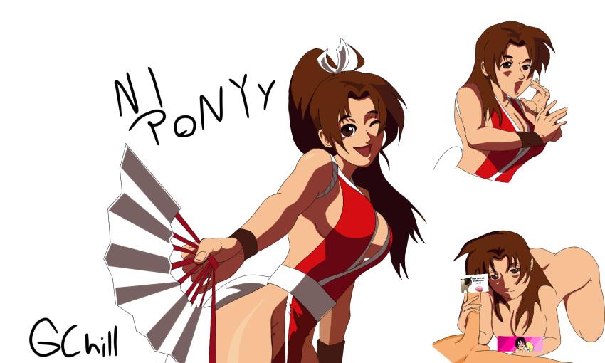 big_breasts breasts fatal_fury king_of_fighters kof mai_shiranui milf