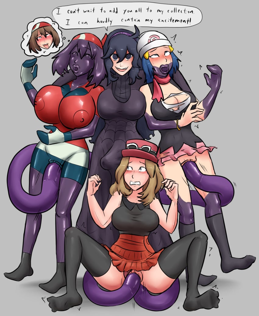 1futa 3girls absurdres ahe_gao ahegao anal big_breasts bondage breasts bulge clitoris dawn_(pokemon) dickgirl dollification double_penetration erect_nipples female femdom femsub futa_with_female futadom futanari harem hat hex_maniac huge_breasts human inflation intersex large_breasts latex may_(pokemon) multiple_girls multiple_subs nintendo penetration pimp pokemon pussy rape round_mouth rubber serena_(pokemon) sex sex_doll_transformation stockings symbiote tentacle tentacles text thighhighs thought_bubble transformation vaginal vaginal_penetration xxxx52 yuri