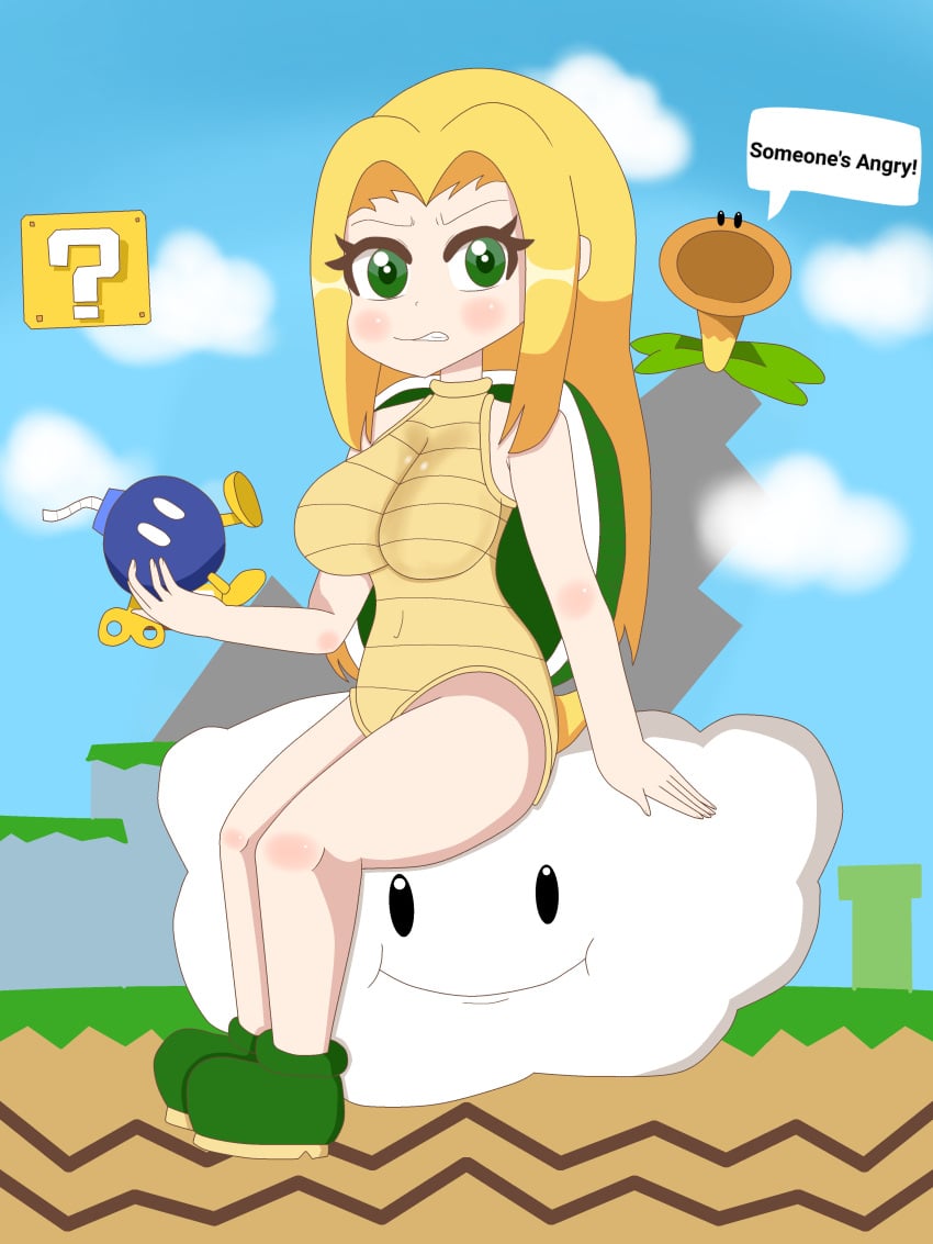 bob-omb kami_koopa_(xusisidie) koopa koopa_girl koopa_troopa mario_(series) super_mario_bros._wonder talking_flower_(super_mario_bros._wonder) xusisidie