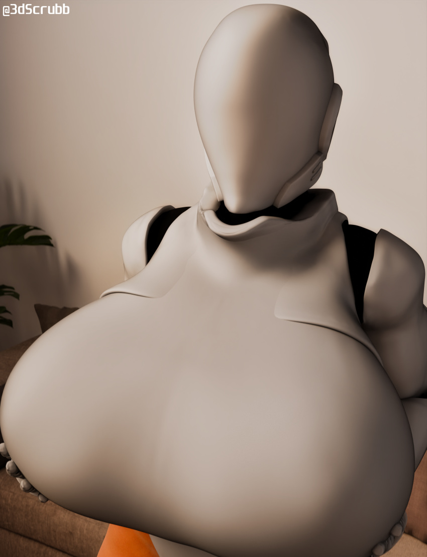 3d 3dscrub blender female haydee haydee_(game) large_breasts solo tagme