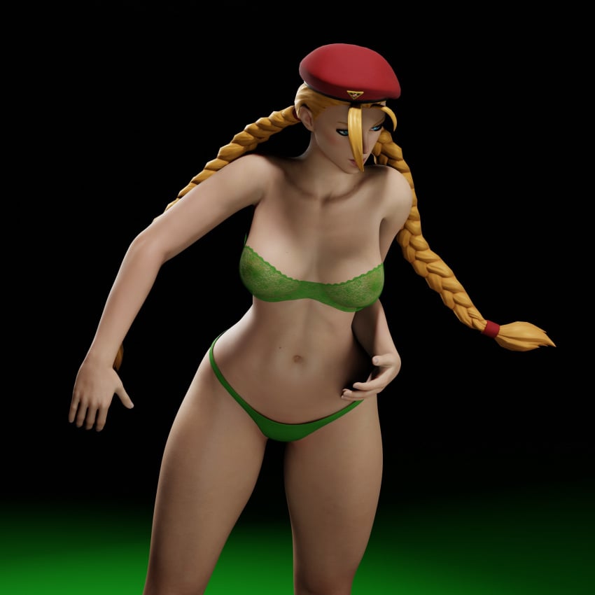 3d big_ass big_breasts big_breasts big_butt big_thighs blender cammy_white dress mgsnak239 panties street_fighter_6 street_fighter_v