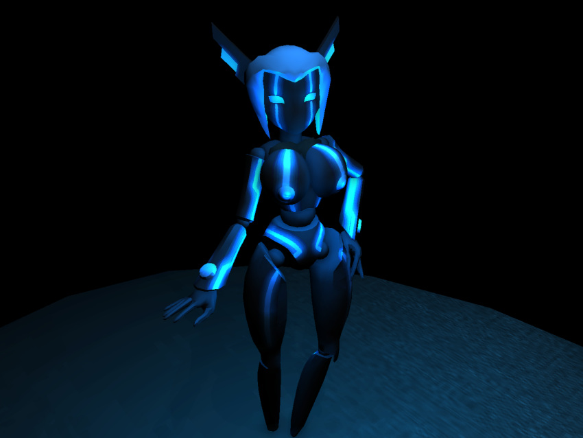 1girls 3d artist_request athena_(cubedise) athena_(sphetory) athena_robotgirl big_breasts big_nipples black_background black_body blue_eyes blue_hair blue_light blue_nipples blue_sclera breasts cubedise darkness female female_focus glowing glowing_body glowing_eyes glowing_pussy hand_on_thigh hand_sign humanoid inverted_nipples no_mouth no_pupils posing prisma3d robot robot_girl robot_humanoid short_hair slim_waist sphetory striped_body stripes thin_legs unknown_artist