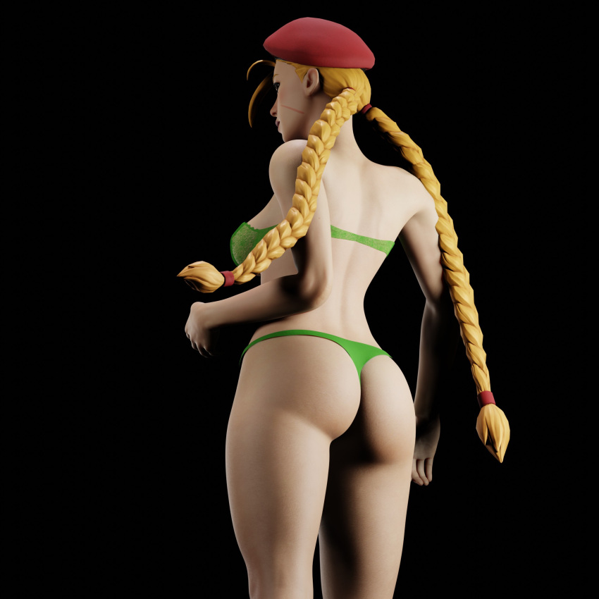 3d big_ass big_breasts big_breasts big_butt big_thighs blender cammy_white dress mgsnak239 panties street_fighter_6 street_fighter_v