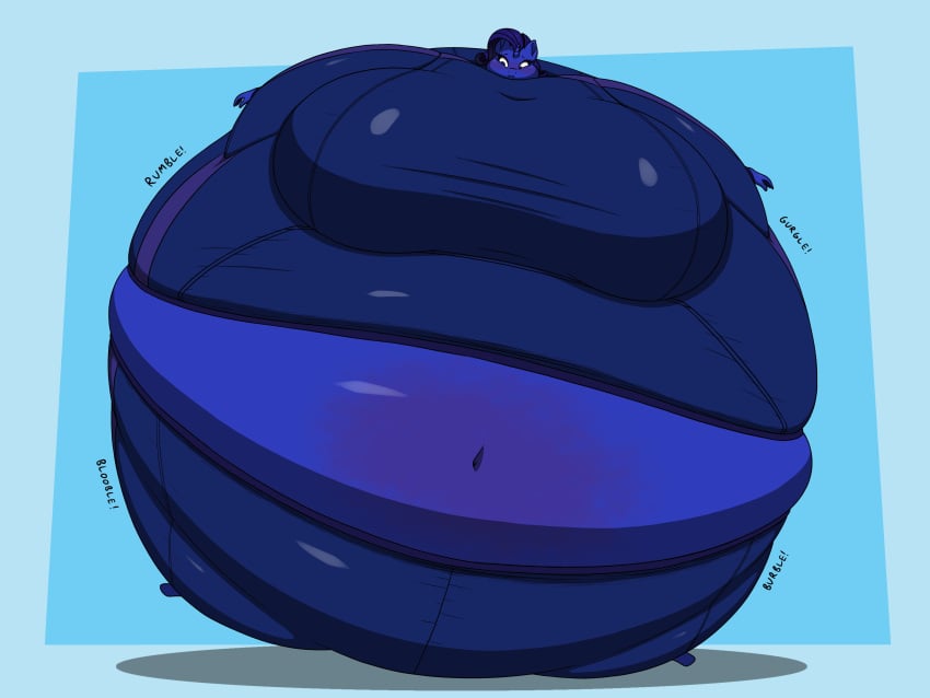 big_breasts blueberry_inflation breasts female furry huge_breasts inflation lj_caffie my_little_pony thick_thighs wide_hips