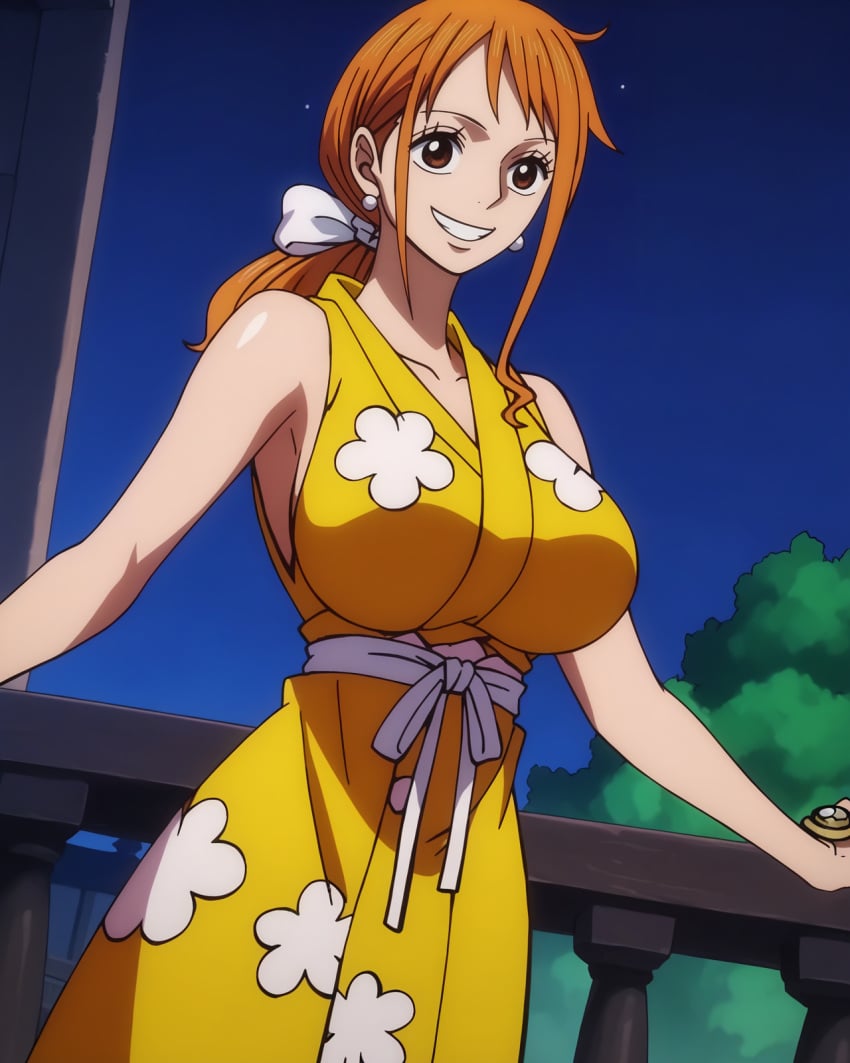 ai_generated female female_only nami_(one_piece) one_piece stickyai