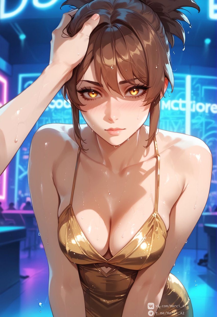 ai ai_generated animedrawing animegirl animemangagirl animestyle breasts dota dota2 dota2fanart dota2girls dota2heroes dota_2 dotadragonsblood gamecharacter gamefanart marci marci_(dota) marci_ai painting photoshop