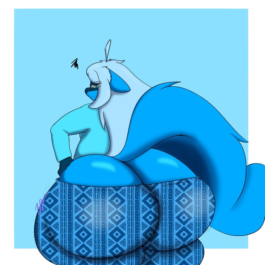 1boy ass big_ass bubble_butt forbidden_pants furry huge_ass jaycario_(artist) lucario pokemon pokemon_(species) tagme thick_thighs wide_hips