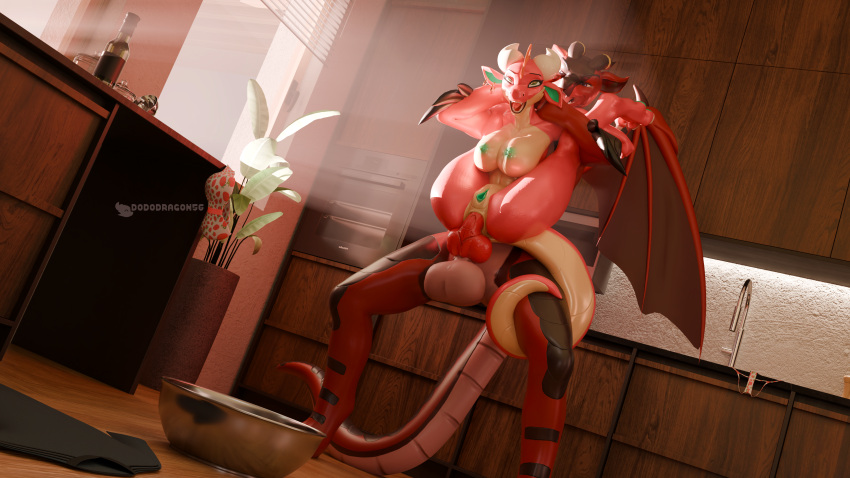 3d_(artwork) absurd_res anal anal_sex anthro anus balls blender_(artwork) blender_cycles bottle bowl bra breasts clothing container digital_media_(artwork) digitigrade dododragon56 dragon duo female flexible full_nelson furniture genitals hi_res kitchen kobold legs_behind_head legs_up looking_pleasured male male/female meep_the_kobold_(character) mythological_creature mythological_scalie mythology nipples nude panties penetration penis plant pussy reptile scalie shirt spread_wings table tail topwear underwear window wings