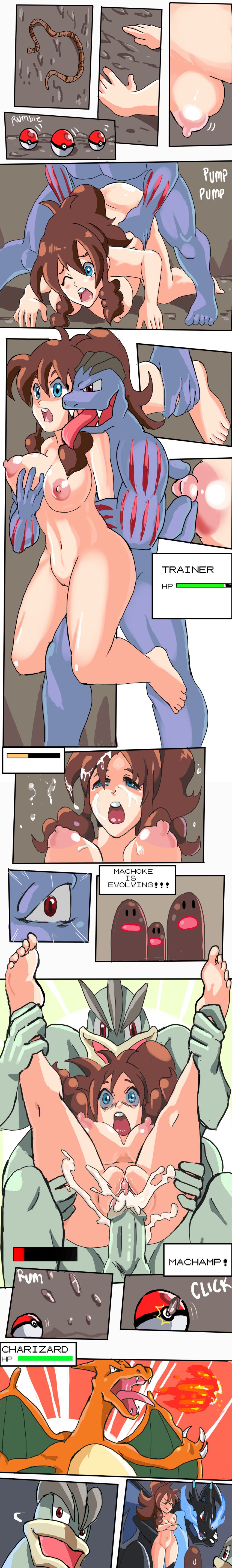 2014 4_arms anthro ass big_dom_small_sub black_eyes blue_body blue_eyes bound breasts brown_body brown_hair charizard comic cum cum_in_pussy cum_inside diglett english_text evolution female femsub fire forced from_behind gameplay_mechanics green_eyes group hair health_bar hilda_(pokemon) hud human human_on_anthro humanoid interspecies larger_male machamp machoke male male_pokemon/female_human maledom mammal mega_charizard mega_charizard_x mega_evolution multi_arm multi_limb muscles nintendo nipples nucannon nude open_mouth orange_body penetration penis poke_ball pokemon pokemon_(species) pokemon_battle pokephilia pussy rape red_eyes red_nose rope scalie sex size_difference smaller_female stand_and_carry_position standing straight tears text tongue tongue_out vaginal_penetration video_games wings