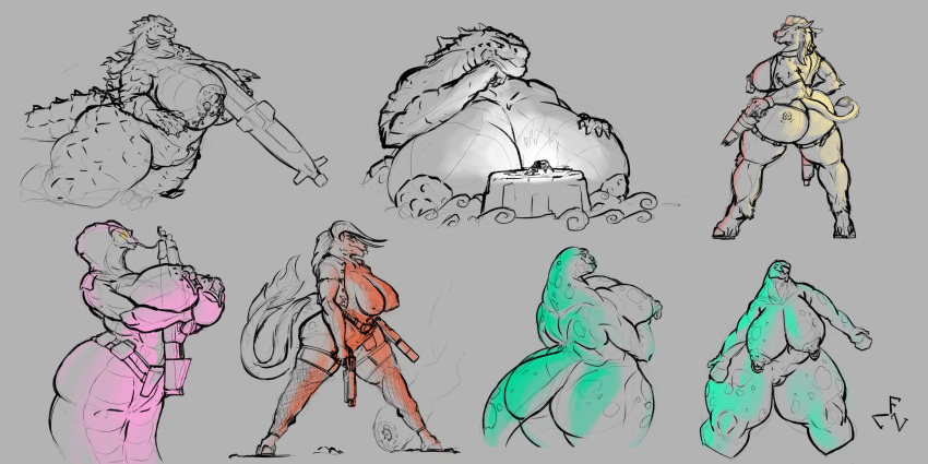 anthro apode ass belly big_breasts big_butt bovid bovine breasts bubble_butt cattle claws clothed clothing curvy_figure demon digital_media_(artwork) draconcopode female fission-lizard front_view genitals godzilla godzilla_(series) group gun hair hi_res horn legless mammal monster monsterverse mtf_crossgender muscular naga navel nipple_piercing nipples nude open_mouth piercing pussy ranged_weapon rear_view reptile rule_63 scales scalie serpentine simple_background size_difference slightly_chubby smile snake snake_hood spikes spikes_(anatomy) submarine tail teeth thick_thighs toho tongue tongue_out vehicle viper_(x-com) voluptuous watercraft weapon wide_hips x-com xcom_2