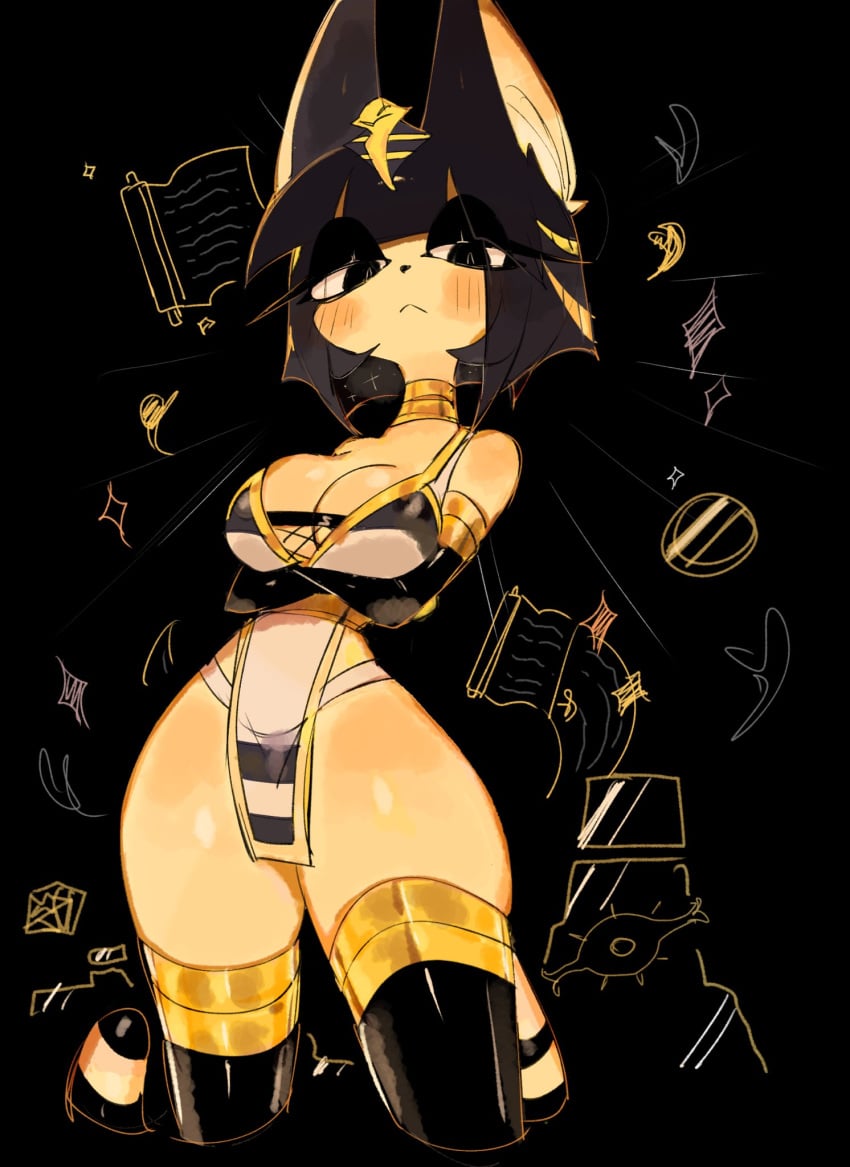 1girls 2024 2d 2d_(artwork) animal_crossing ankha ankha_(animal_crossing) anthro arms_crossed arms_crossed_under_breasts ass bangs bare_shoulders big_ass big_breasts big_butt black_eyes black_hair black_hair_female blush blushing blushing_at_viewer breasts butt cat_ears cat_girl cat_humanoid cat_tail color colored curvaceous curves curvy curvy_body curvy_female curvy_figure elbow_gloves eyeshadow fantasy full_color fur gold_trim goth goth_ankha hair hair_ornament heart hips huge_ass huge_butt kunoichi kunoichi_dress large_ass large_butt looking_at_viewer nintendo seductive tail thighs usa37107692 video_game video_game_character video_game_franchise video_games yellow_fur