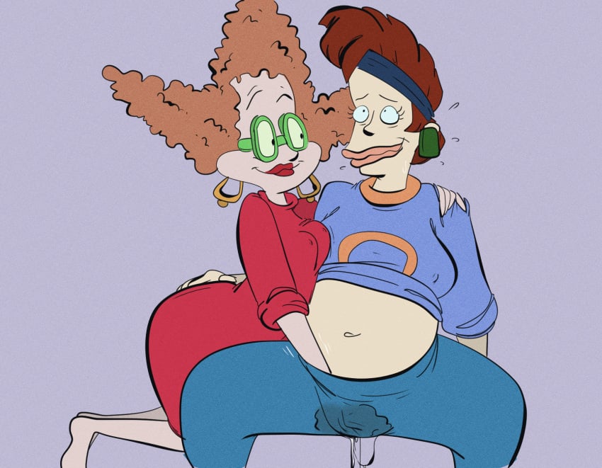 2girls betty_deville big_belly cheating_wife chubby chubby_female cum_leaking didi_pickles female fingering glasses hand_in_pants jodero nickelodeon nipples nipples_visible_through_clothing paramount_pictures pussy_juice_drip rugrats shirt_lift wet wet_pussy