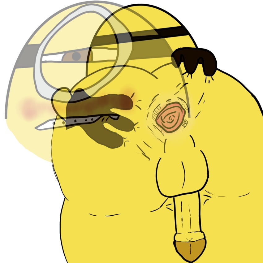 1boy 2d anus anus_focus ass ass ass_focus asscheeks balls ballsack biting_lip black_gloves blush blush booty buttcheeks cock completely_nude completely_nude_male despicable_me dick erect_cock erect_dick erect_penis erection eyewear funny gloves gloves_only goatse goggles goggles_on_head goggles_only hands_on_ass headwear headwear_only humor illumination_entertainment male male_only minion minions_(film) monster_boy naked naked_male nude nude_male nutsack one_eye penis pov pov_male shaved_balls shitpost short_male shortstack solo solo_male spread_anus spreading spreading_ass spreading_butt squint squinting taint testicles universal_studios white_background yellow_skin