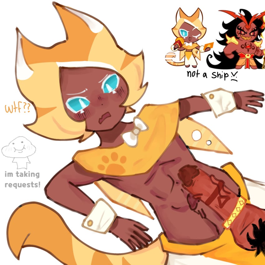 blush blush burning_spice_cookie dicks_out dicks_touching gay_sex golden_cheese_cookie npc yaoi