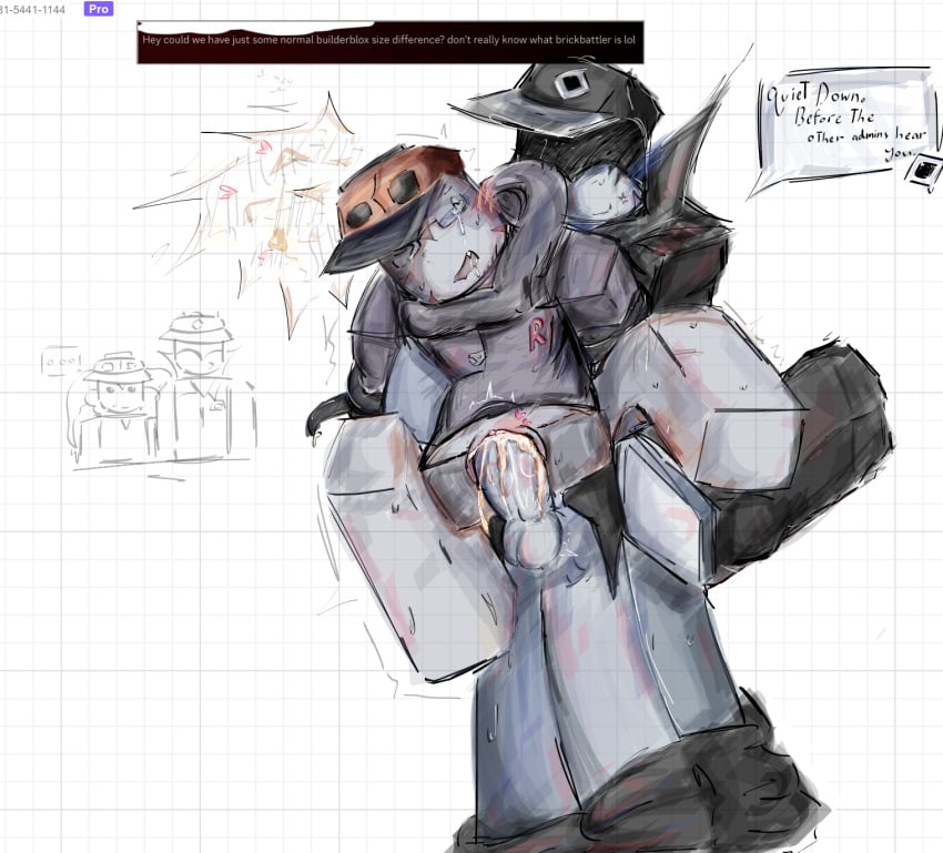 2boys annoyed_expression balls belly_bulge blocky_anatomy blocky_body builderman crying cum_in_pussy cum_inside cuntboy cuntboy/male dubious_consent gay gay_sex half-dressed holding_waist lifting_leg looking_at_partner overwhelmed pants_down penis pussy questionable_consent request roblox roblox_(character) roblox_admins robloxian rushed_drawing self_upload semi_public size_difference slimeyslimer tentacle tentacles_around_arms text_bubble thrusting tied_up tight_fit transmasc uncomfortable_pose vagina vaginal_sex whiteboardfox