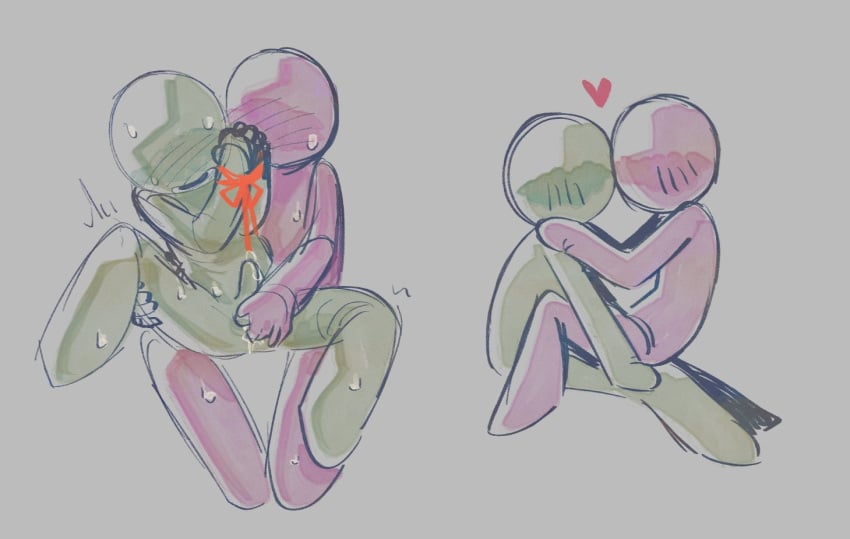 alan_becker anal_sex animation_vs_minecraft blush fingering fingering_ass fingering_partner gay gay_sex green_(avm) green_body green_skin heart kissing moaning motion_lines penis purple_(avm) purple_body purple_skin simple_background stick_figure stickman straight tied tied_arms