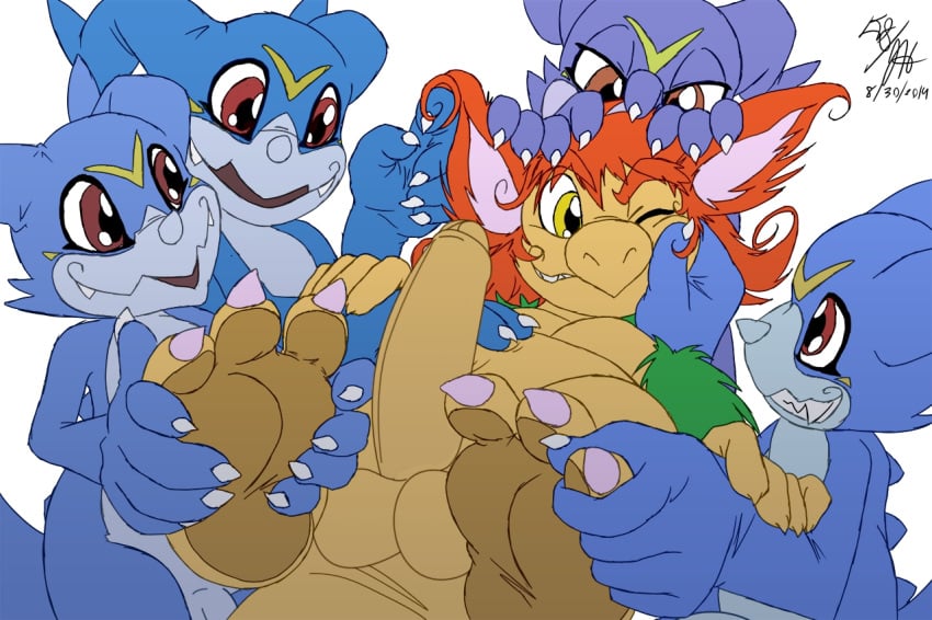 3_toes 5_fingers balls bandai chubby claws cute digimon erection foot_focus furry furry_only group ibanez jammerhighwind male male_only massage multiple_males nude paws penis smile toe_claws toes veemon yaoi