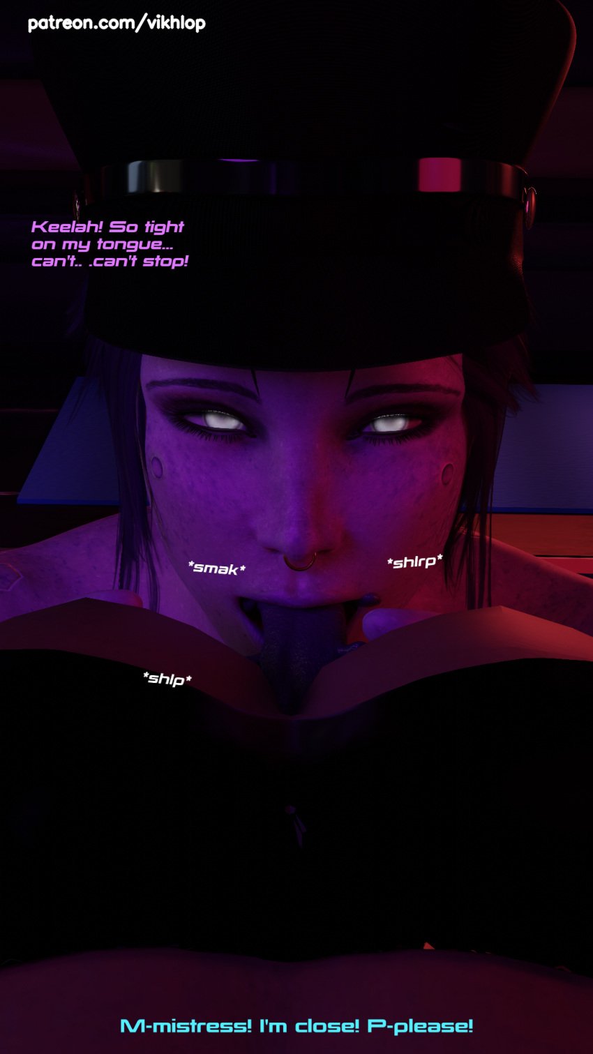 3d alien alien_futanari bdsm_collar blender bondage canine_futanari canine_penis collar comic comic_page commander_shepard english english_text futa_on_male futanari malesub mass_effect quarian self_upload tali'zorah_nar_rayya vikhlop