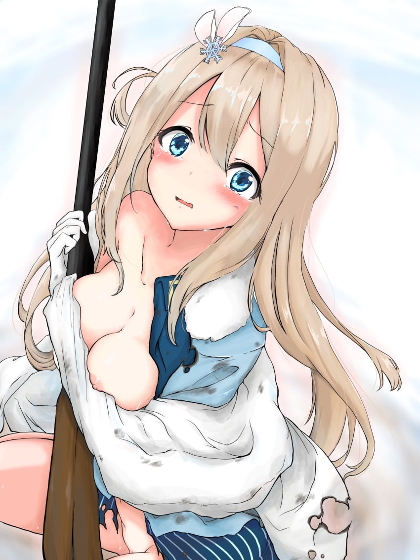 1girls arm_over_breasts belly belly_button blonde_hair blue_eyes blue_jacket blue_shirt blue_skirt blush breasts breasts_out censored convenient_censoring covering_breasts covering_self crying crying_with_eyes_open defeated defeated_heroine dirty_clothing embarrassed embarrassed_nude_female exposed_breasts exposed_pussy exposed_shoulders exposed_torso female female_focus female_only femsub first_person_view forced forced_exposure functionally_nude functionally_nude_female girls'_frontline gloves gun hair_ornament hairband helpless hi_res high_resolution highres imminent_rape imminent_sex jacket kneeling light-skinned_female long_hair looking_at_viewer looking_up looking_up_at_viewer maledom mantle medium_breasts na-code navel nipple_slip nipples no_bra no_panties no_underwear off_shoulder offscreen_character offscreen_male open_mouth partially_clothed pleading_with_her_eyes pussy rifle ripped_clothing scared scared_expression shirt simple_background skirt solo solo_focus suomi_(girls'_frontline) sweat sweating tears tied_hair torn_clothes torn_jacket torn_shirt torn_skirt trying_to_cover_up underwear_removed weapon white_gloves worried worried_expression