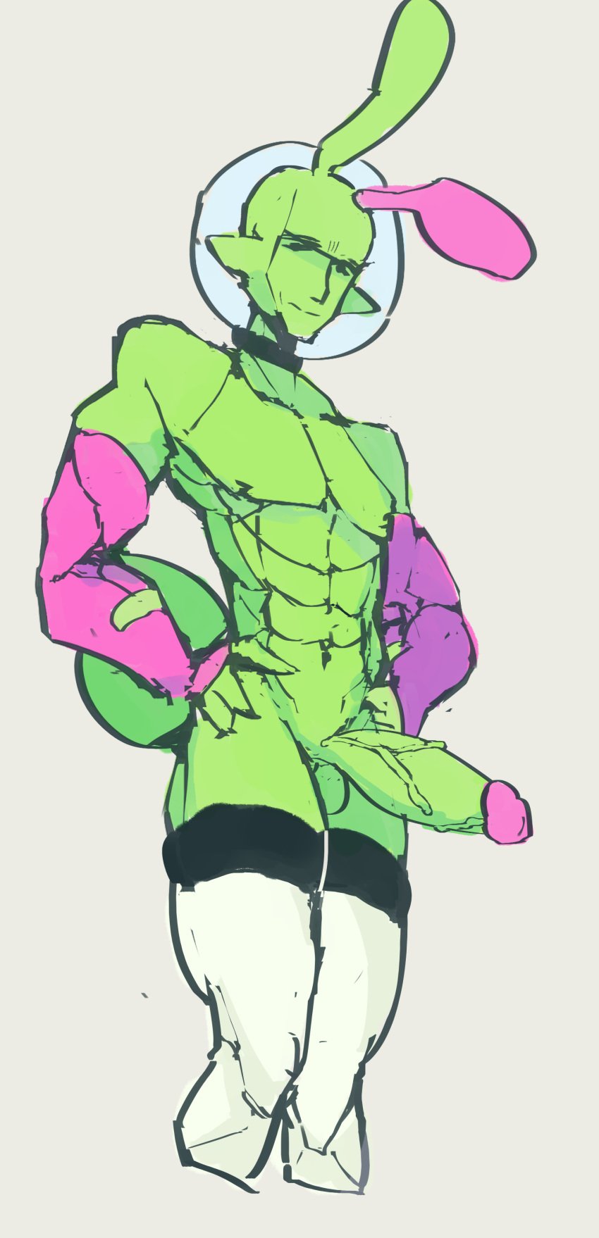 alien big_penis dick genderswap_(ftm) male male_only muscle muscular_male penis self_upload sploot_(unknownspy)