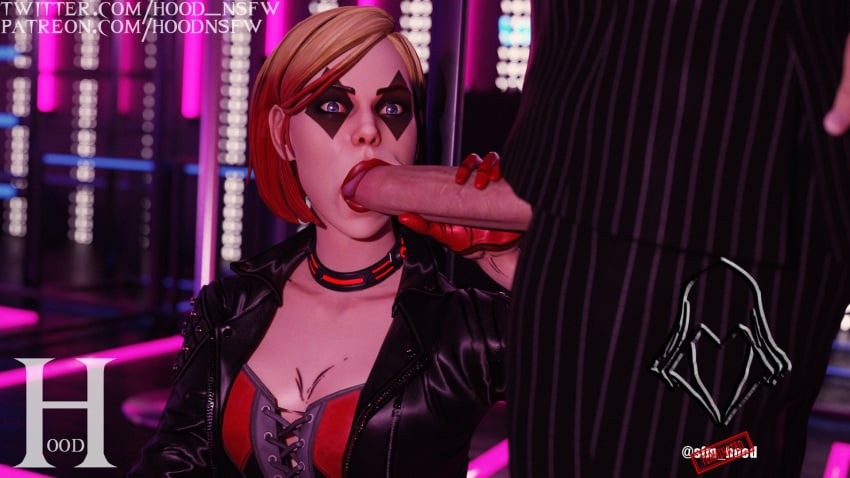 batman:_the_enemy_within batman:_the_telltale_series batman_(series) blowjob blowjob_face dc dc_comics harley_quinn harley_quinn_(telltale) hood_nsfw