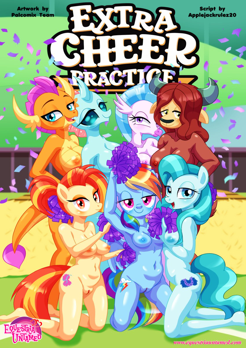 7girls bbmbbf comic equestria_untamed extra_cheer_practice_(comic) friendship_is_magic furry hasbro lighthoof lighthoof_(mlp) mlp:fim mlp:g4 mlp_g4 mlpg4 my_little_pony my_little_pony:_friendship_is_magic my_little_pony_friendship_is_magic my_little_pony_generation_4 ocellus ocellus_(mlp) palcomix rainbow_dash_(mlp) shimmy_shake shimmy_shake_(mlp) silverstream silverstream_(mlp) smolder_(mlp) yona yona_(mlp) yona_yak yona_yak_(mlp)