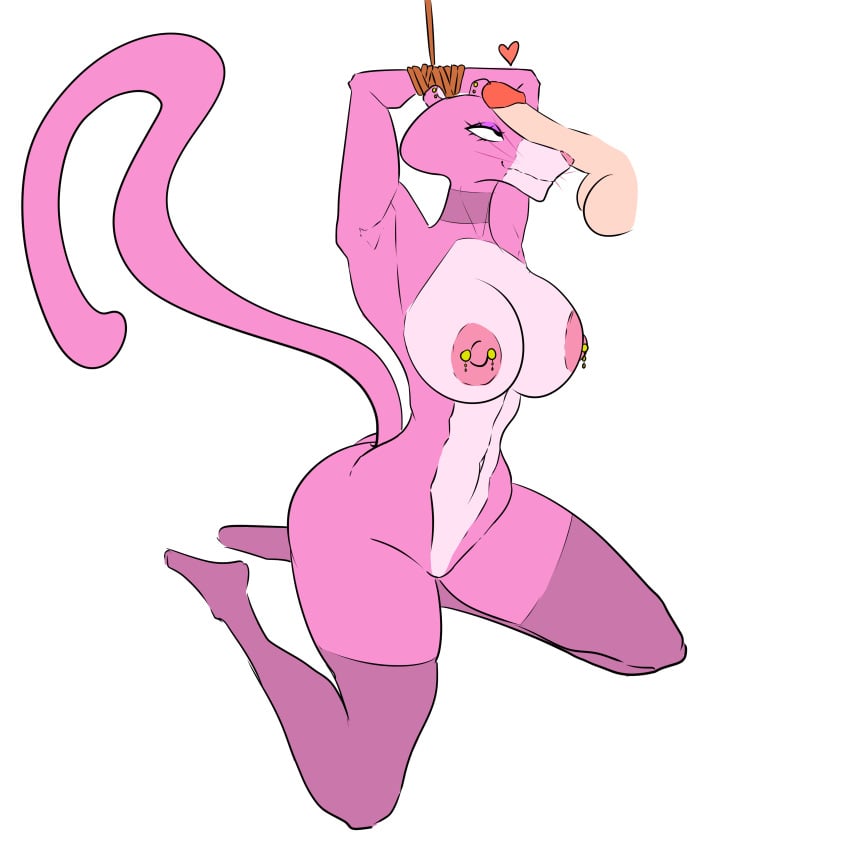 amazon_studios big_ass big_breasts depatie-freleng_enterprises furry genderswap metro-goldwyn-mayer nipple_piercing piercing pink_panther pink_panther_(series) psychopathrage