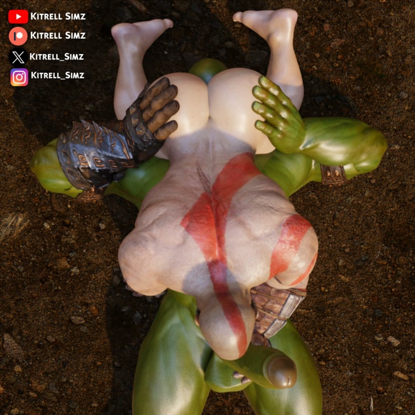 2020s 2024 2boys 3d 3d_model 69 69_position ass bald balls bara barazoku big_balls big_penis completely_naked completely_nude completely_nude_male feet gay gay_sex god_of_war green_body green_skin kitrell_simz kratos light-skinned_male light_skin male male/male male_only male_penetrated male_penetrating male_penetrating_male muscular muscular_male nude orc pale-skinned_male pale_skin penis rimjob rimming sex white_skin