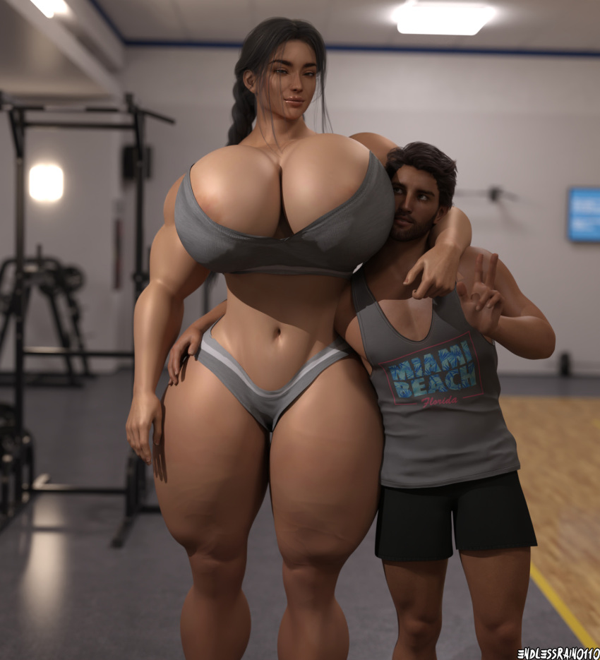 1boy 1girls 3d ass big_ass big_breasts big_butt big_thighs bigger_female breasts bust busty chest curvaceous curvy curvy_figure endlessrain0110 female female_focus fit fit_female giant_breasts giantess height_difference hips hourglass_figure huge_ass huge_breasts huge_thighs human large_ass large_breasts large_thighs larger_female legs light-skinned_female light_skin male male/female mature mature_female mila_(endlessrain0110) mini_giantess original original_character original_characters round_ass round_breasts shorter_male size_difference slim_waist smaller_male straight taller_girl thick thick_hips thick_legs thick_thighs thighs voluptuous voluptuous_female waist wide_hips wide_thighs