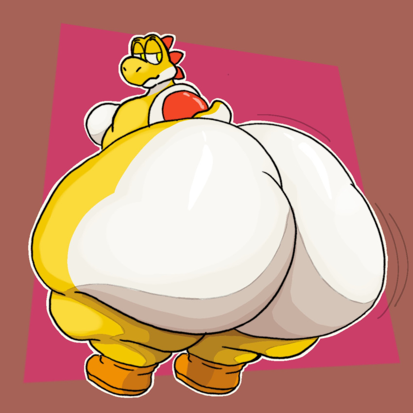 big_ass big_breasts breasts bubble_butt gale_(chip_at_night) huge_ass hyper_ass mario_(series) nintendo pnksgetnailed tagme thick_thighs wide_hips yoshi