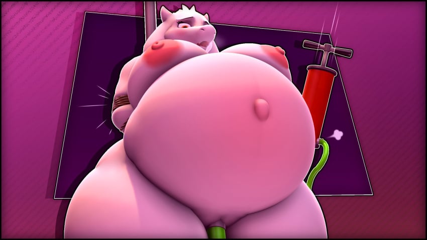 air_inflation belly_expansion belly_inflation big_belly big_breasts breasts female furry huge_breasts inflation milf nipples not_person420 thick_thighs toriel undertale wide_hips