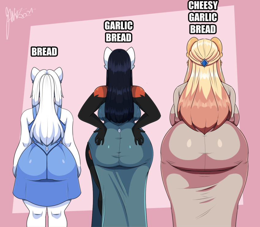 adison_(jwinkz) amara_(jwinkz) artjwink big_ass big_breasts breasts bubble_butt character_request female furry huge_ass jwinkz kim_soo_min_(jwinkz) tagme thick_thighs wide_hips