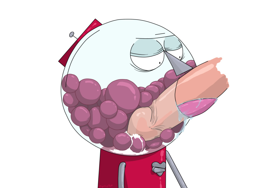 benson cartoon_network cum cum_inside male male_only oral penis regular_show tongue what yaoi