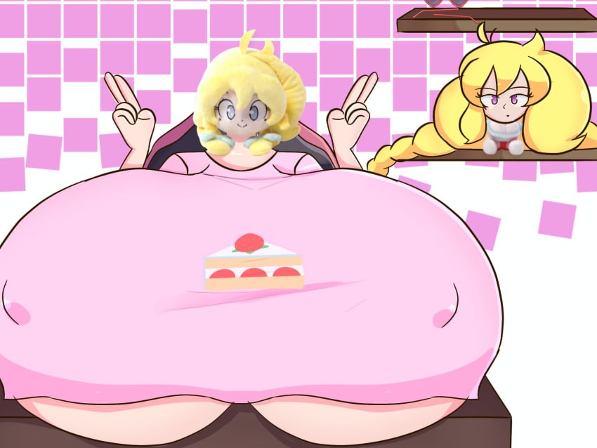 big_breasts breasts cassie_(theycallhimcake) female head_swap huge_breasts hyper_breasts plushie swapperj333