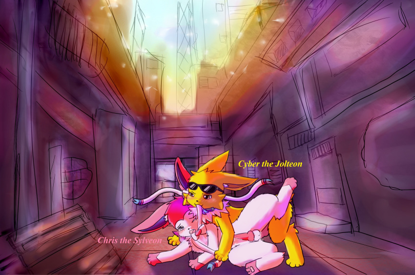 blush blushes cum cute eeveelution forced girly jolteon male male_only nintendo penis pokemon rape senz smile sylveon video_games