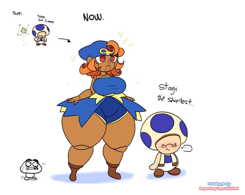 big_ass big_breasts big_thighs geno_(mario) goomba mario_(series) oddly_bally rule_63 super_mario_rpg toad_(mario)