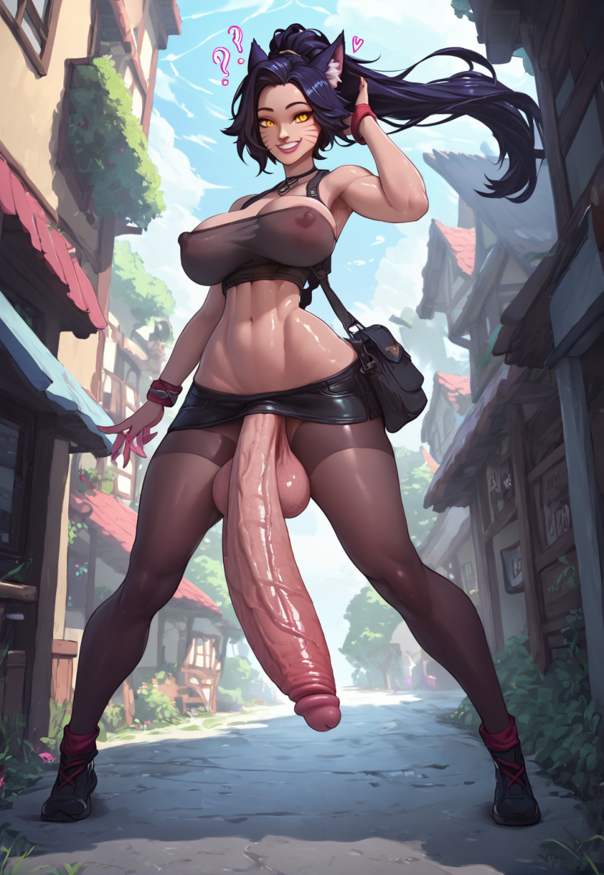 2d ahri ai_generated armpits big_ass big_breasts big_butt big_penis bimbo furry futa_only futadom futanari hourglass_figure huge_ass huge_balls huge_breasts huge_butt huge_cock human humanoid humanoid_genitalia humanoid_penis league_of_legends light_skin looking_at_viewer pantyhose penis riot_games smile smiling thick thick_ass thick_legs thick_penis thick_thighs thighs voluptuous waifuscorner white_body