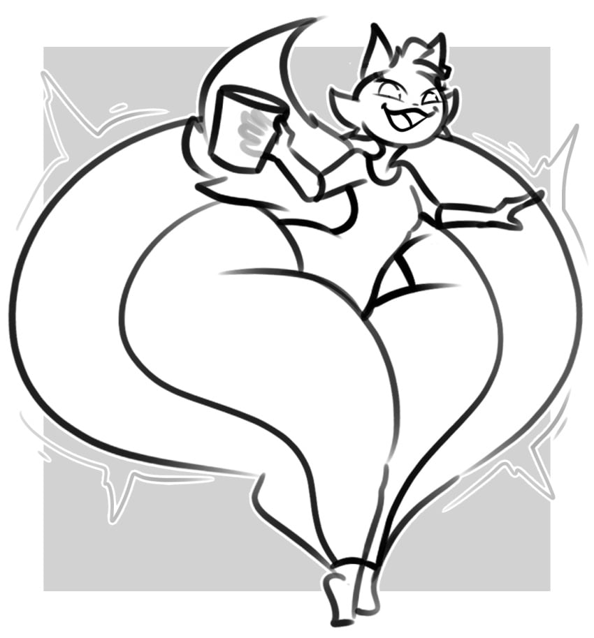 ass_expansion big_ass bubble_butt female furry huge_ass hyper_ass puffster3 tagme thick_thighs wide_hips