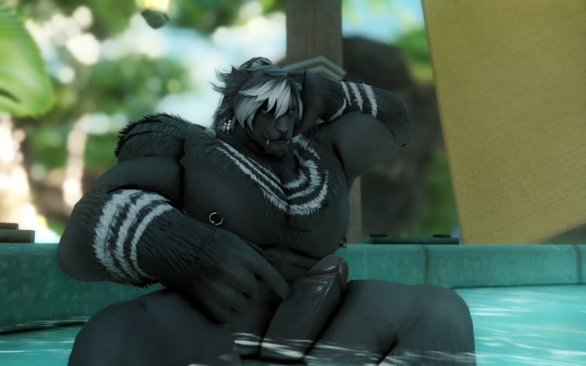 final_fantasy_xiv gpose(ffxiv) hrothgar huge_cock tagme