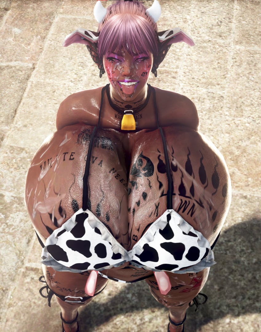 3d bdo bimbo black_desert_online blacked blonde_hair body_writing cow_ears cow_horns cow_print cow_tits cum_on_body cum_on_breasts cum_on_face cum_on_thighs cumdumpster dark_elf degradation elf elves huge_breasts humiliation onahole qos queen_of_spades ranger_(black_desert) screencap screenshot sperm_tattoo succubus succubus_horns tattoo tattoos toilet urinal video_game yourbdowhore