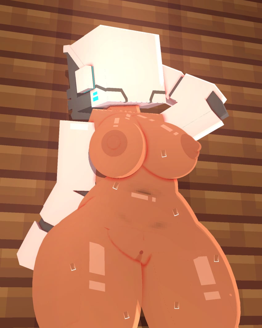 2025 3d big_breasts breasts coresvoid curvaceous curvy_body curvy_female curvy_figure curvy_hips curvy_thighs cybernetics cyborg dark-skinned_female dark_skin digital_media_(artwork) erect_nipples female female_only figurine furniture grey_background haydee haydee_(game) hi_res humanoid machine microsoft mine-imator minecraft mojang nipples nude pussy robot shadow simple_background smooth_skin solo sweat sweatdrop sweating sweaty sweaty_body thick_thighs thighs voluptuous wide_hips xbox_game_studios
