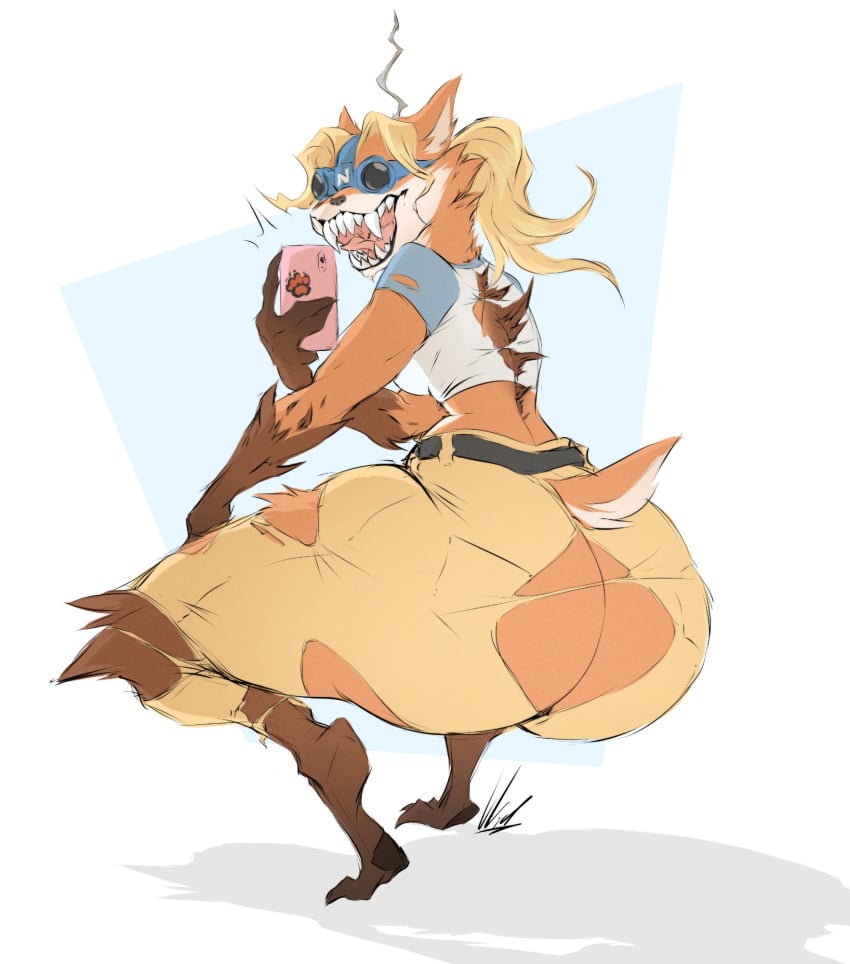 big_ass bubble_ass bubble_butt coco_bandicoot dullvivid female furry huge_ass tagme thick_thighs wide_hips