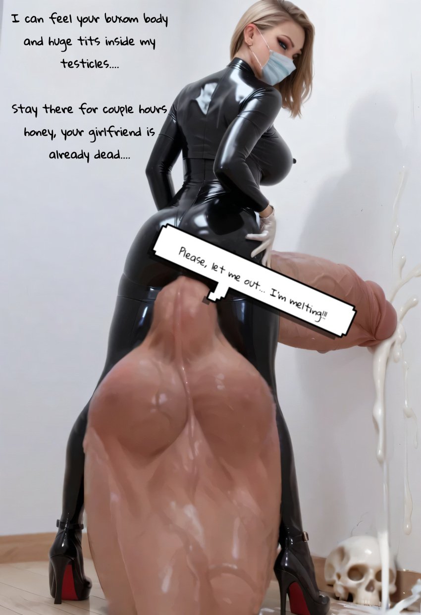 3d bones_in_cum bulge caption cock_hungry cock_vore cum_drip cumshot digested_prey digestion edited extreme_content fetish futa_on_female futa_only futadom futanari grotesque grotesque_genitals heels huge_balls huge_cock latex latex_suit masked_female monster_girl photoshop predator/prey prey_shaped_bulge same_size_vore snuff tagme testicle_expansion testicles tight_clothing vore vore_warning wtf wtf_is_this