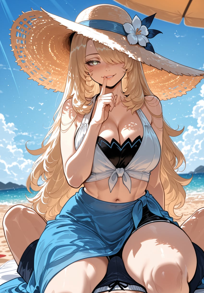 Cynthia (Pokemon) Rule 34 Image